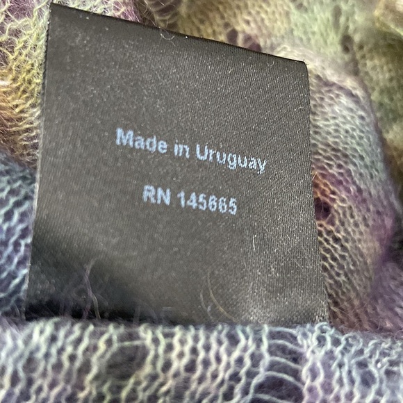 Aigua New Anthropologie Alpaca Multi Color Cardigan Boutique - Picture 8 of 15